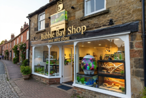 Bubble Bay Shop Interior with Tanks