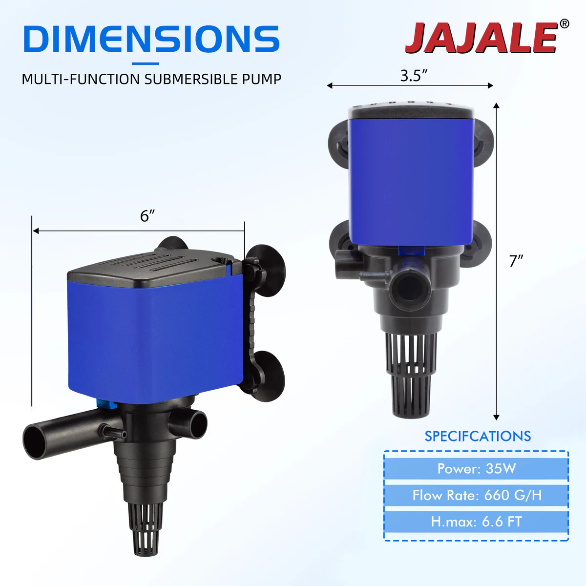 Aquarium Undergravel Filter Water Pump Oxygen 210 GPH - Image 4