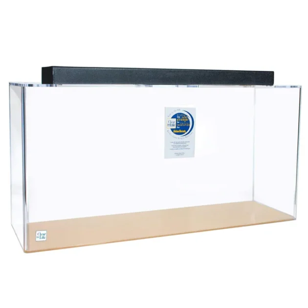 Clear for Life Rectangle 90 Gallon Acrylic Aquarium - Fresh or Saltwater